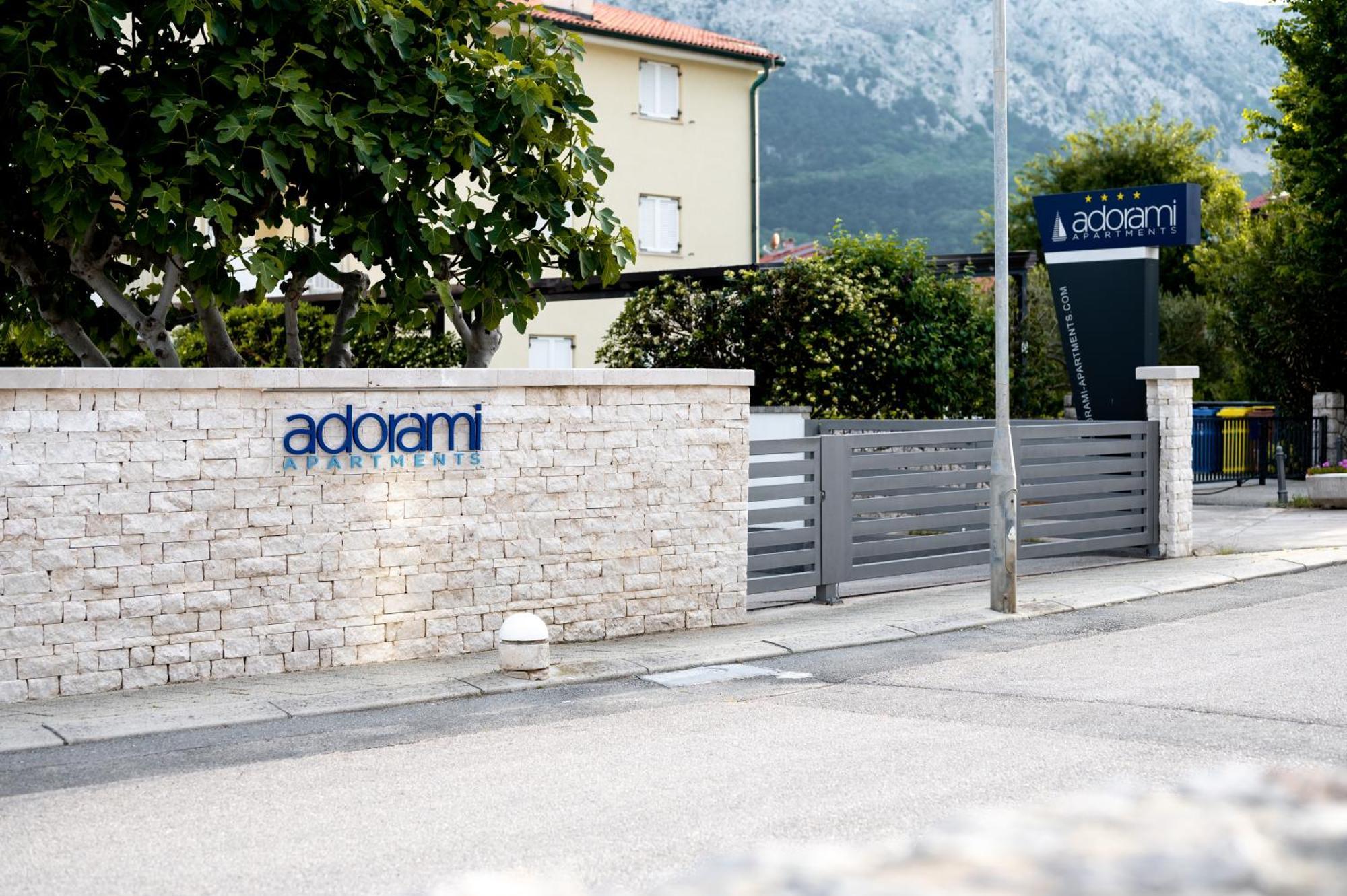Adorami Apartments Baška Exteriör bild